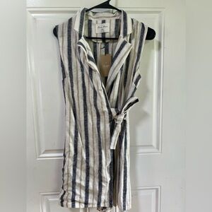 Love Tree Boho Linen Blend Jumpsuit Size Small